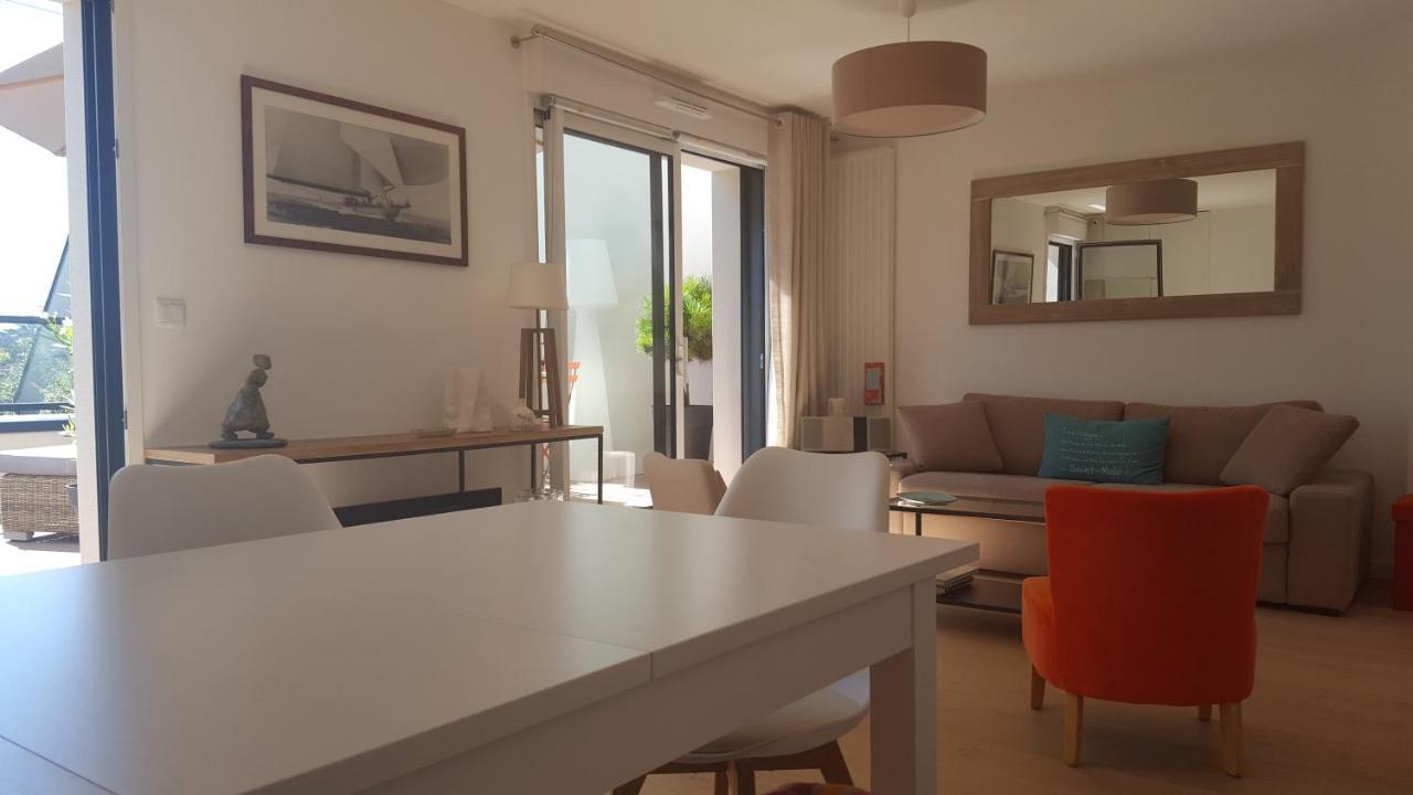 Les Cyprès - appartement avec grande terrasse proche plage - St Malo Saint-Malo Extérieur photo