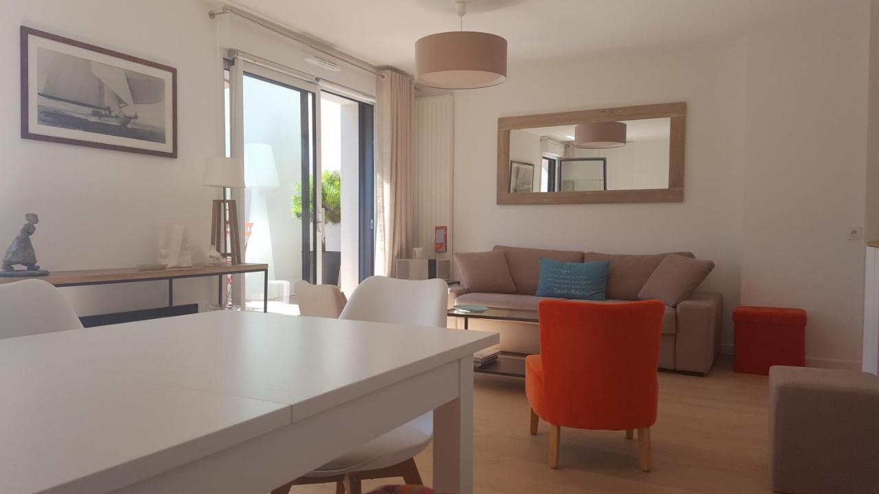Les Cyprès - appartement avec grande terrasse proche plage - St Malo Saint-Malo Extérieur photo