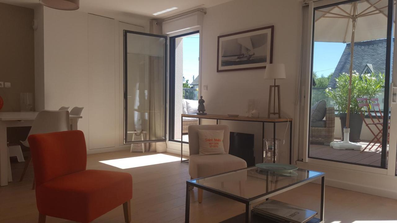 Les Cyprès - appartement avec grande terrasse proche plage - St Malo Saint-Malo Extérieur photo