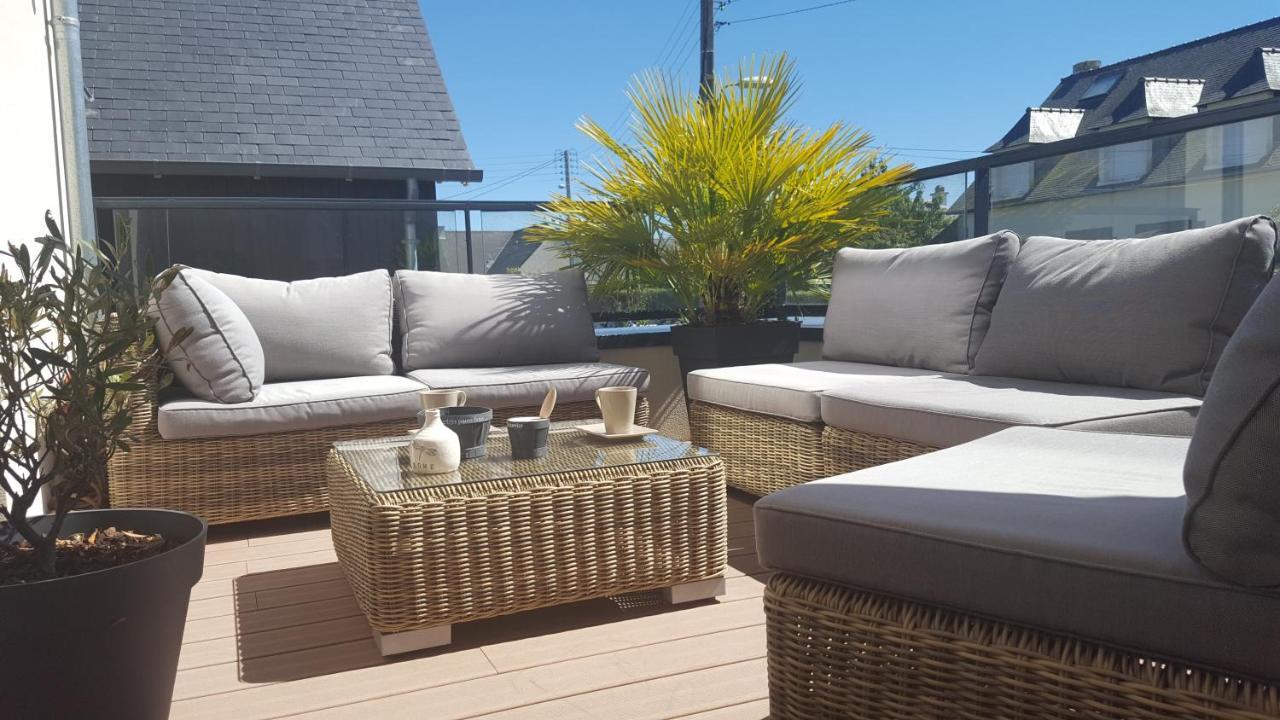 Les Cyprès - appartement avec grande terrasse proche plage - St Malo Saint-Malo Extérieur photo